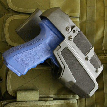 Uncle  Mike's  High  Ride  Dual  Retention  Duty  Holster   #9630-1 