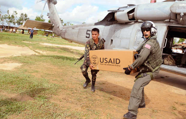 Massive U.S. Military Response to Philippine Typhoon