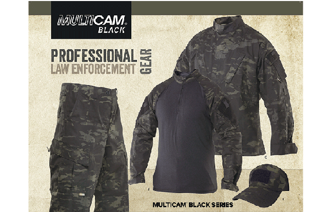 Multicam Black Professional Law Enforcement Gear