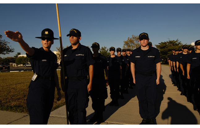 Coast Guard recruits