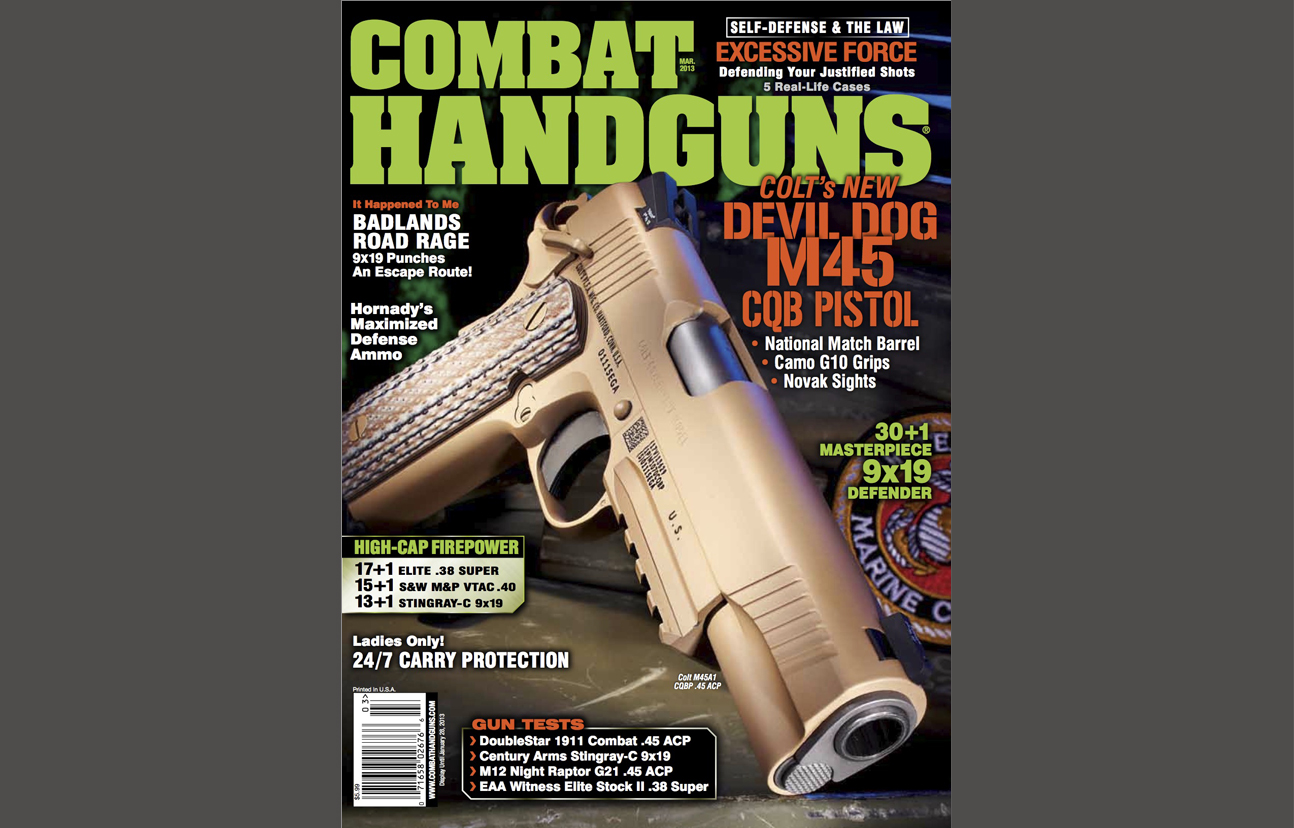 Combat Handguns March 2013