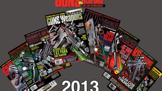 GUNS & WEAPONS FOR LAW ENFORCEMENT 2013 Cover Roundup