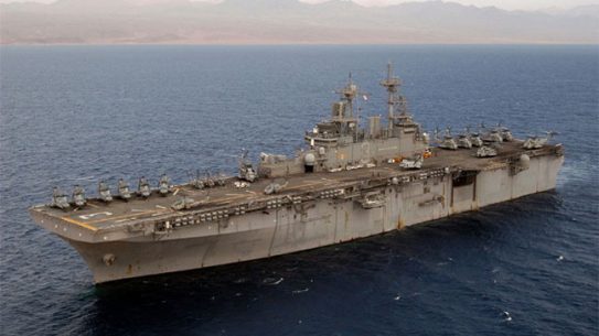 The Pentagon will use a US ship to destroy a Syrian chemical weapons stockpile.