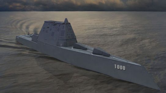 Raytheon has been awarded $75M to complete remaining hardware and electronics for DDG 1000 and 1001, the first two ships of the Zumwalt-class of destroyers.