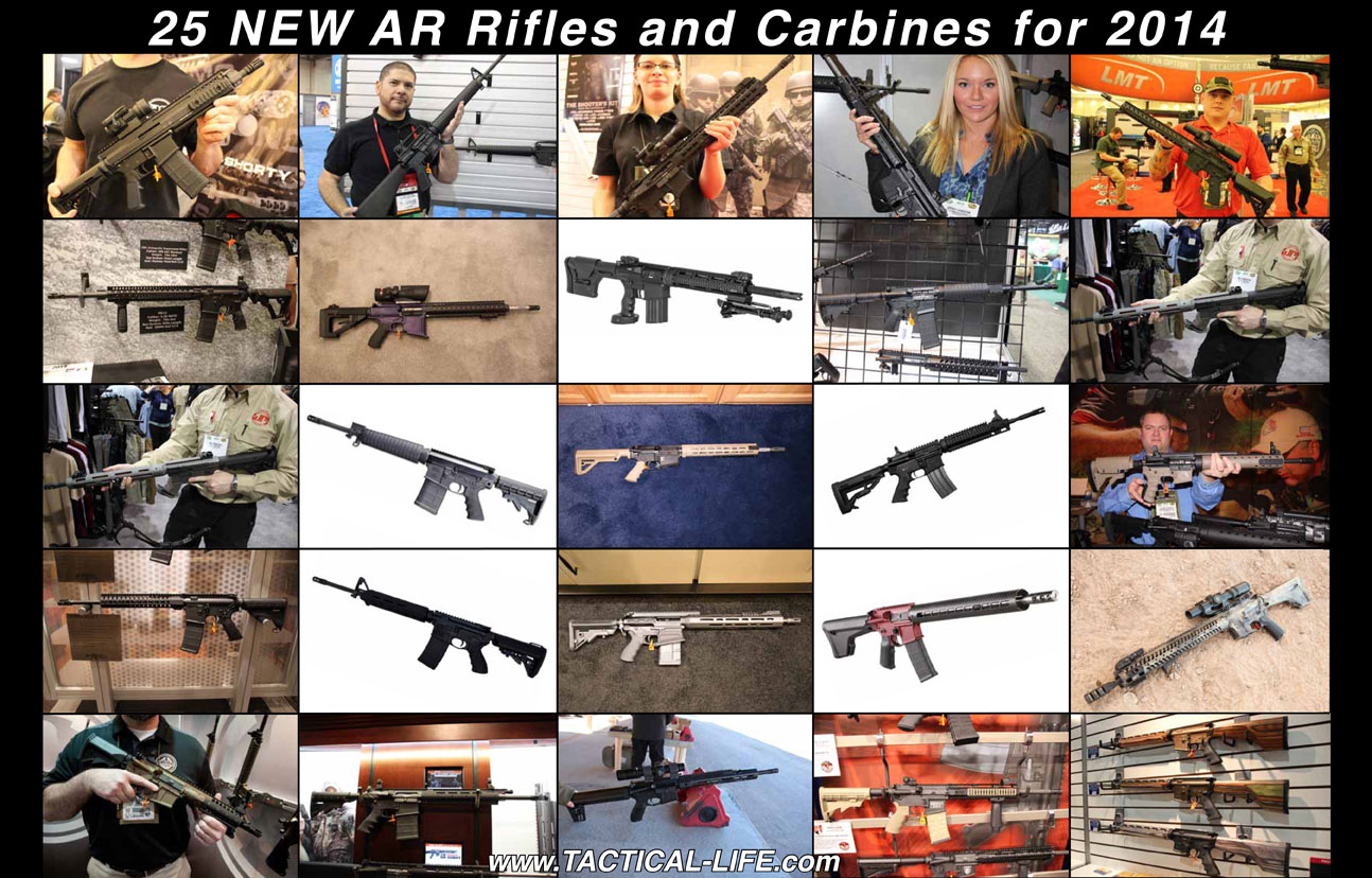 25 New AR Rifles and Carbines for 2014