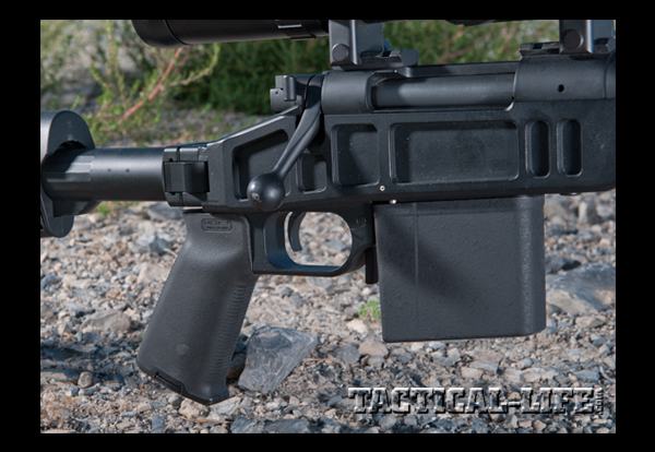 H-S Precision TAC FOLDER .308 with a Magpul CTR buttstock