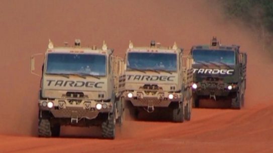 Lockheed and the US Army TARDEC successfully demonstrated the ability of fully autonomous convoys to operate in urban environments.