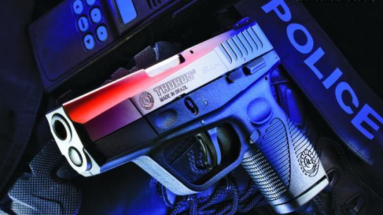 The striker-fired Taurus 709 packs 7+1 rounds of 9mm power into a compact and powerful semi-auto pistol ideal for LEO backup duty.