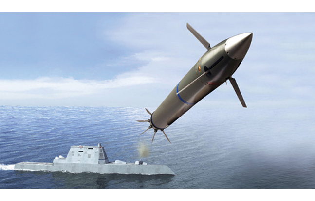 The US Navy is looking into using BAE's Five-Inch Guided Round for its surface fleet