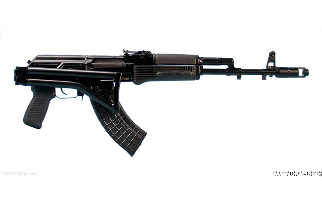8 New AK Rifles For 2014 | Arsenal SAM7SF - Right-Side, Stock-Folded