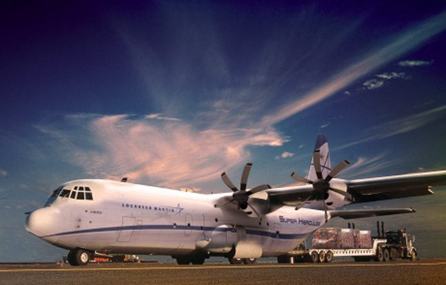 Defense contractor Lockheed Martin launched the civil version of their C-130J Super Hercules transport aircraft