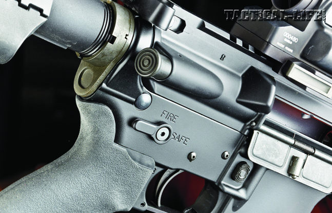 The Tactical Elite features an ambidextrous safety.