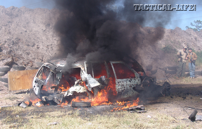 The Sacrificed SUV After Absorbing Over 1000 Rounds | Big Three East 2014