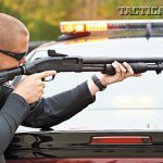Mossberg 590A1 shotguns are available in several variants including the SPX with a 6-position adjustable stock shown here on police duty.