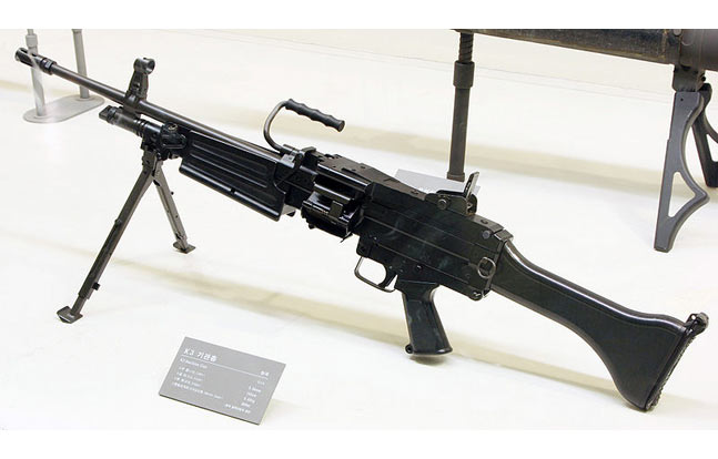 Daewoo K3 | 12 Rifles, Machine Guns, Shotguns, & Pistols Used by ROK Marines