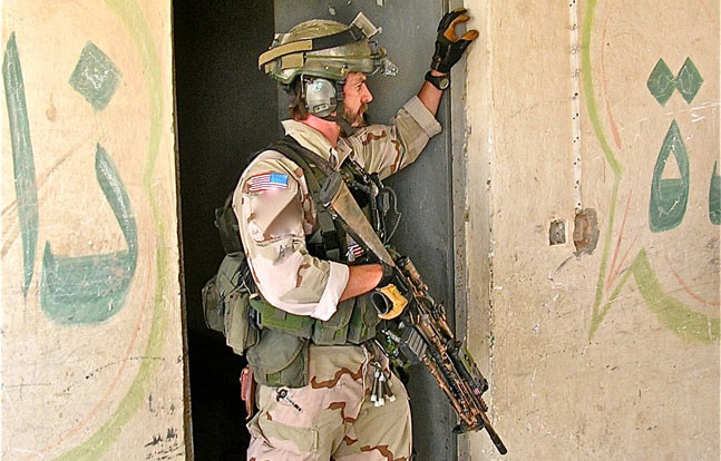 Tom Spooner in Iraq, 2004