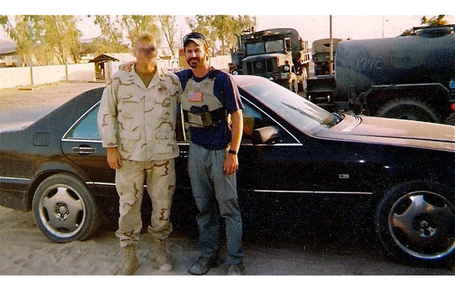 Tom Spooner in Iraq, 2003