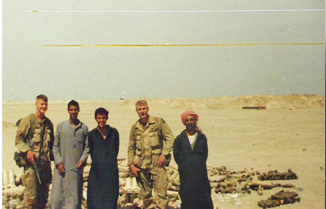Tom Spooner in Iraq, 1991