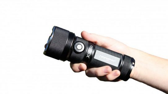 PowerTac X3000 3000 Lumen Rechargeable LED Flashlight