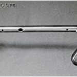 The AC-556 utilizes a skeletonized stock that locks solidly into place, folds to the right side and has a slim, fold-down buttplate. Also note the sling swivel mounted at the rear left corner of the receiver.