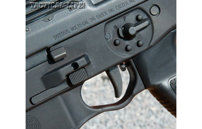 Sig Sauer SIG556xi Rifle trigger and controls