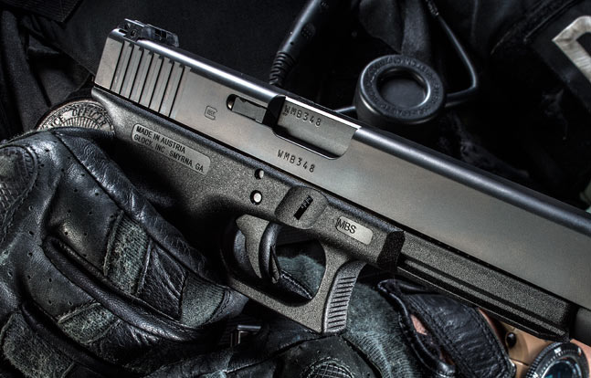 The G41’s Gen4 frame allows it to fit a variety of hand sizes. It also has Glock’s standard Safe Action features, including a trigger safety.