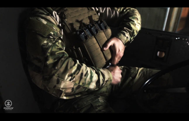 Phokus Research Group designed its Sons Trauma Kits with body armor and soldiers in mind. First responders can store the kit behind a ballistic plate or in a tactical vest pocket, ensuring they’ll have trauma treatment supplies close at hand without sacrificing real estate on their combat belts.