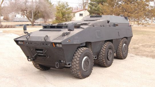 GPV Marshall 6x6x6 Armor Plated Tactical Swat Vehicle, which will be up for auction