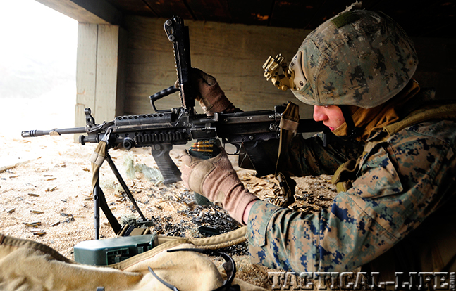 M249 light machine gun