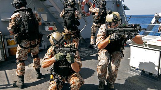 Danish Special Operations combat swimmers