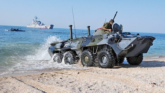 Ukraine Warriors tank boat