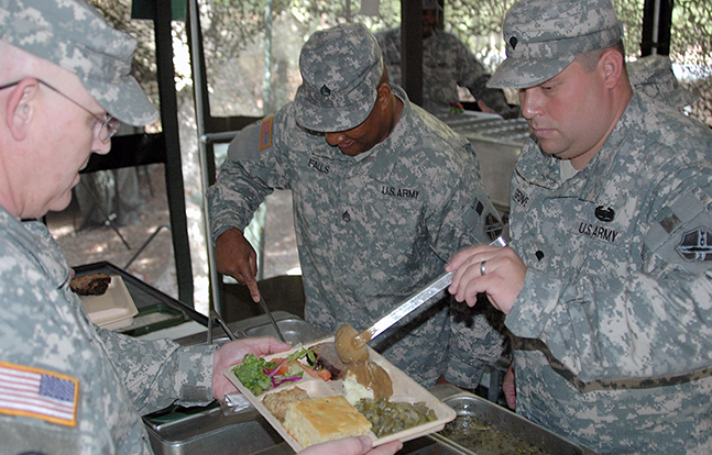 U.S. Army 3-D Printer food
