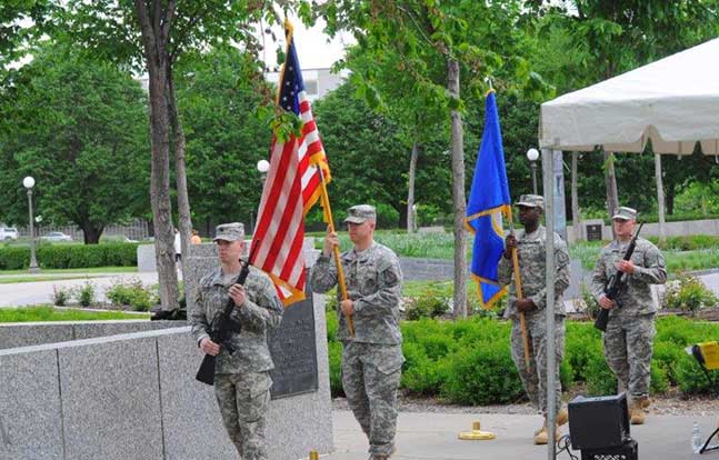 Minnesota Military Family Tribute groundbreaking