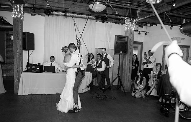 Paraplegic Vet Wedding Dance