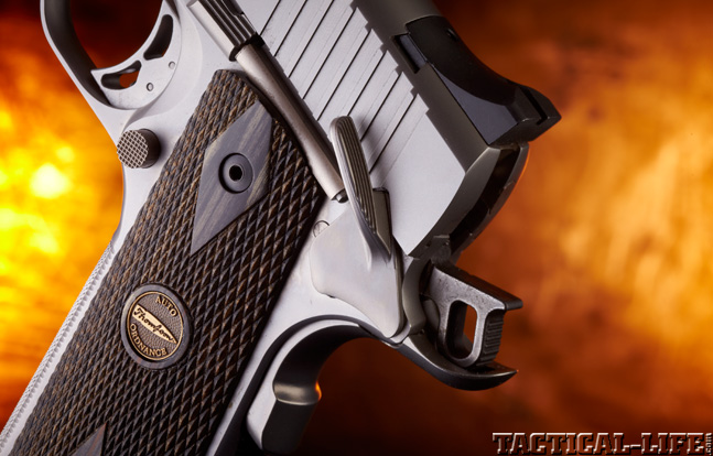 Combat Handguns top 1911 2015 AUTO-ORDNANCE THOMPSON 1911 TC .45 ACP trigger