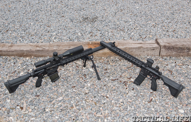 Top 30 Rifles TACTICAL WEAPONS 2014 Heckler & Koch MR556A1-SD duo