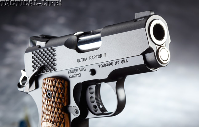 Combat Handguns top 1911 2015 KIMBER ULTRA RAPTOR II muzzle