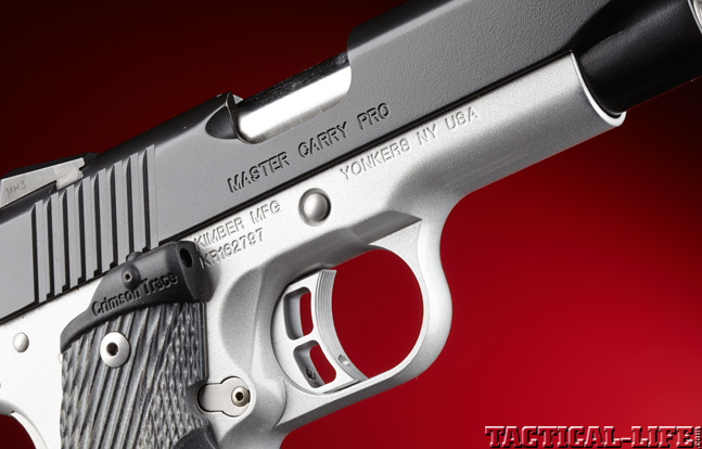 Combat Handguns top 1911 2015 KIMBER MASTER CARRY PRO trigger