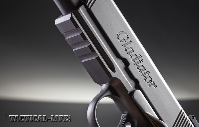 Combat Handguns top 1911 2015 MAXIMUS ARMS’ GLADIATOR rail
