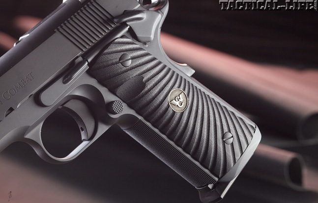 Combat Handguns top 1911 2015 WILSON COMBAT HACKATHORN SPECIAL .45 1911 grip