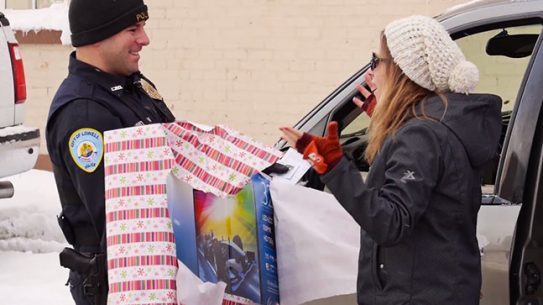 Lowell Police Christmas surprise