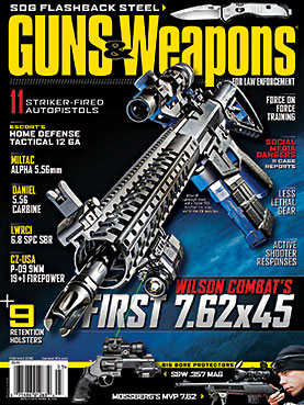 GUNS & WEAPONS FOR LAW ENFORCEMENT FEBRUARY/MARCH 2015 magazine cover