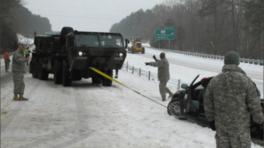 New York National Guard Winter Storm Juno