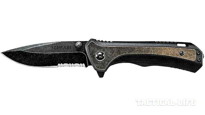 Folding blades, folding knives GWLE 2015 SOG Schrade SCH501