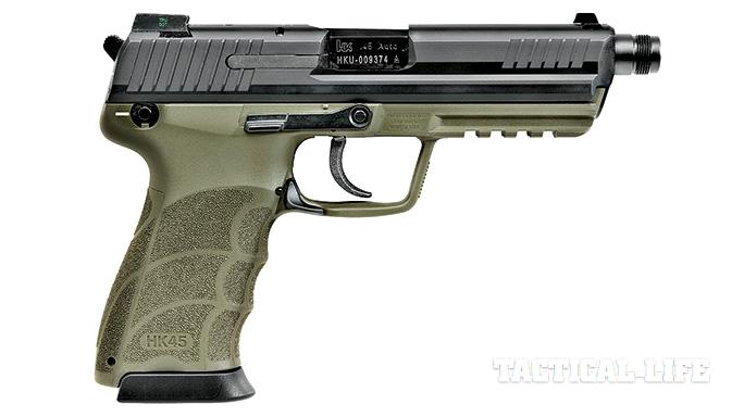 Suppressor-ready pistols SWMP July 2015 HK45 Tactical
