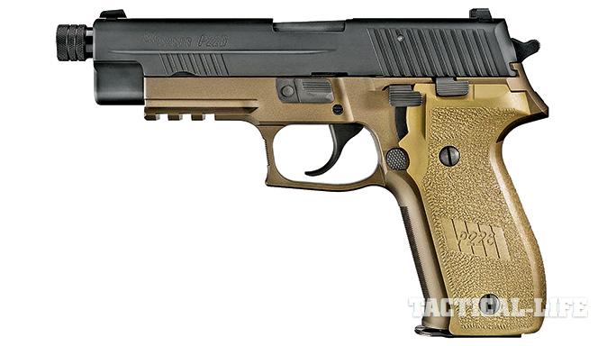 Suppressor-ready pistols SWMP July 2015 Sig Sauer P226 Combat TB