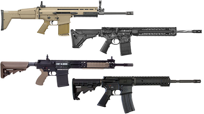 24 of the Large-Caliber Rifles in 7.62mm, .458 SOCOM and 300 BLK.