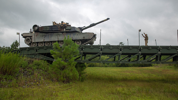 Marines Bridge Company M1A1 Abrams Tank