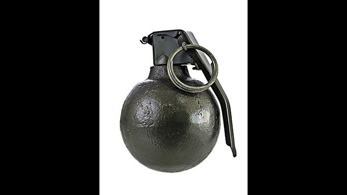 The M67 Fragmentation Grenade can be thrown about 35 meters and is a weapon that has a kill radius of approximately five meters.