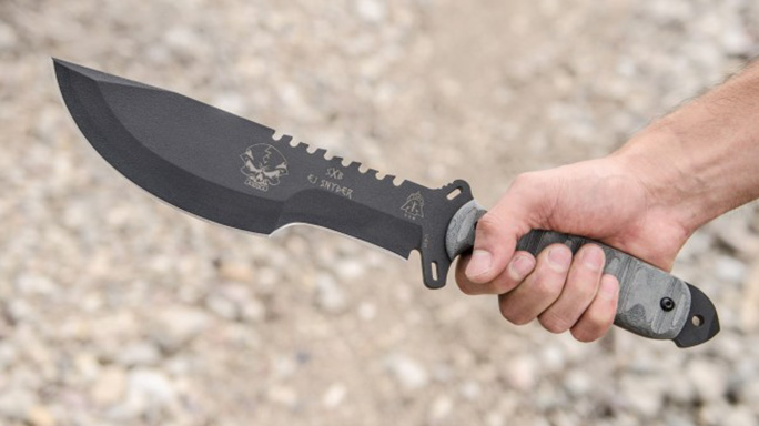 TOPS Knives SXB Skullcrusher's Xtreme Blade field